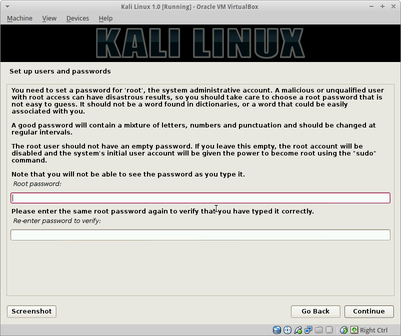 kali virtualbox 64 never boots